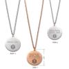 ASTERY Stainless Steel Medical Alert ID Necklace with Free Engraving for Men Women,Irish Celtic Knot Emergency Identification Pendant Necklace view 2