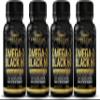 FREZZOR Omega 3 Black - Highest Strength Green Lipped Mussel Oil Capsules, Made in New Zealand, UAF1000+, Inflammation, Joint Care & Relief, Heart & Immune Support, 60 Count (Pack of 4) view 1