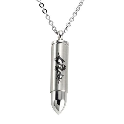 OIJH Atades Y Urnas,Artculos Conmemorativos Collar De Botella De Perfume De Acero Titanium De Acero Inoxidable Colgante Conmemorativo Colgantes De Seres Queridos para Hombres Y Mujeres