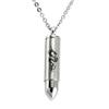 OIJH Atades Y Urnas,Artculos Conmemorativos Collar De Botella De Perfume De Acero Titanium De Acero Inoxidable Colgante Conmemorativo Colgantes De Seres Queridos para Hombres Y Mujeres view 1