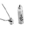 OIJH Atades Y Urnas,Artculos Conmemorativos Collar De Botella De Perfume De Acero Titanium De Acero Inoxidable Colgante Conmemorativo Colgantes De Seres Queridos para Hombres Y Mujeres view 3