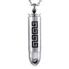 OIJH Atades Y Urnas,Artculos Conmemorativos Collar De Botella De Perfume De Acero Titanium De Acero Inoxidable para Hombres Y Mujeres De Amores De Seres Queridos Y Cenizas Collar Colgante Conmemor