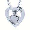 OIJH Atades Y Urnas,Artculos Conmemorativos Collar De Botella De Perfume De Acero Titanium Colgante Conmemorativo De Urnas De Mascotas para Hombres Y Mujeres view 2