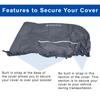 AlveyTech Heavy Duty Weatherproof Cover for Mobility Scooter (Medium) - Secure Fit to The Vehicle, Outdoor & Travel - Pride Mobility Scooter Covers view 2