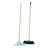 Superio Cotton Mop and Broom Set, Light Green Polka Dot Print Design, Superior Cleaning Tools Broom and String Mop. view 1