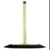 Superio Cotton Mop and Broom Set, Light Green Polka Dot Print Design, Superior Cleaning Tools Broom and String Mop. view 3