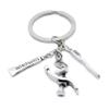10 Pieces Keychain Keyring Jewellery Clasps Charms Suppliers CG5E8O Bed Dental Toothpaste Brush Tooth Toothbrush view 1