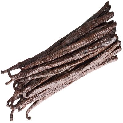 25 Vanilla Beans - Whole Gourmet Grade A Pods for Baking, Homemade Extract, Brewing, Coffee, Cooking - Tahitian