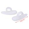 1 Pair Hammer Toe Cushions, Silicone Separator Gel Support Pads, Temporary Corrector Straightener for Overlapping, Hallux Valgus, Yoga view 4