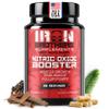 Iron Brothers Nitric Oxide Supplement for Men & Women | Pre-Workout Nitric Oxide Booster for Enhanced Muscle Pump, Blood Flow & Endurance | L-Arginine, L-Citrulline, Pine Bark Extract | 120 Vegan Caps view 1