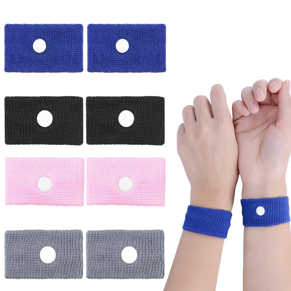 JIMEIJIE Motion Sickness,Travel Wristbands,Travel Motion Sickness Relief Wrist Band,Natural Nausea Relief