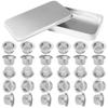 30pcs Pipe Screens Filters 1/2inch Pipe Screens Stainless Steel Metal Screen Filter for Pipes with Box Packed view 1