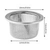 30pcs Pipe Screens Filters 1/2inch Pipe Screens Stainless Steel Metal Screen Filter for Pipes with Box Packed view 2