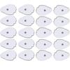 Belifu TENS Unit Electrode Pads Reusable Self-Adhesive Replacement Massage Pads Latex Free, Standard Connection Snap on 3.5mm Cable for Tens EMS Massager view 1