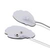Belifu TENS Unit Electrode Pads Reusable Self-Adhesive Replacement Massage Pads Latex Free, Standard Connection Snap on 3.5mm Cable for Tens EMS Massager view 2