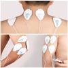 Belifu TENS Unit Electrode Pads Reusable Self-Adhesive Replacement Massage Pads Latex Free, Standard Connection Snap on 3.5mm Cable for Tens EMS Massager view 4