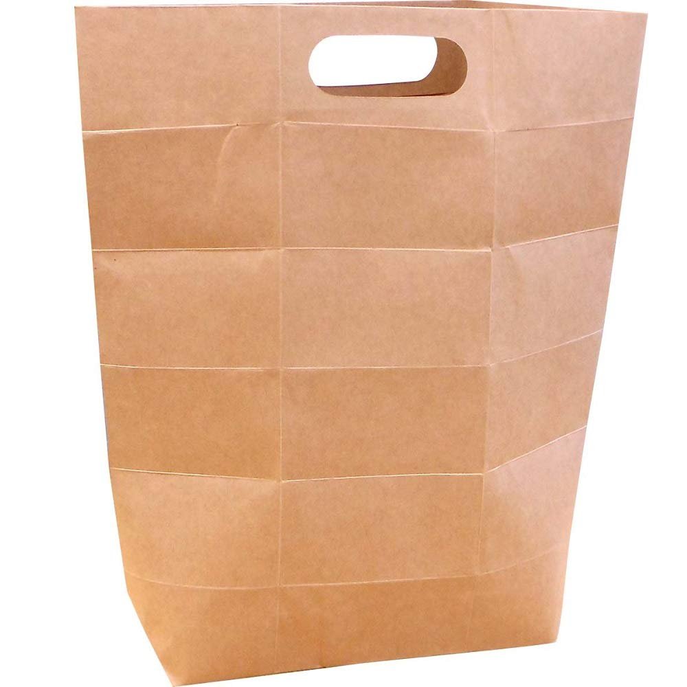 Ejime Paper Work MOC-A4 x 5P Miura Paper Bags, Craft, Set of 5, W 9.6 x H 15.4 x D 3.5 inches (243 x 390 x 90 mm)