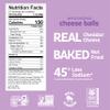 Pipsnacks Heirloom White Cheddar Cheese Balls, 4.5 Oz view 2
