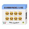 BRAMI Lupini Beans Snack, Mediterranean Medley | 7g Plant Protein, 0g Net Carbs | Vegan, Vegetarian, Keto, Plant Based, Mediterranean Diet | 1.1 Ounce (Pack of 8) view 1