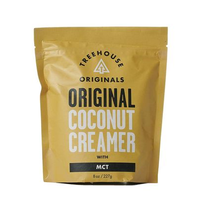Treehouse Originals Coconut Creamer with MCT | Plant-Based Non-Dairy Coffee Creamer | Low-Glycemic Coconut Sugar | Keto Friendly, Vegan, Gluten-Free | 8 oz Bag (Original)
