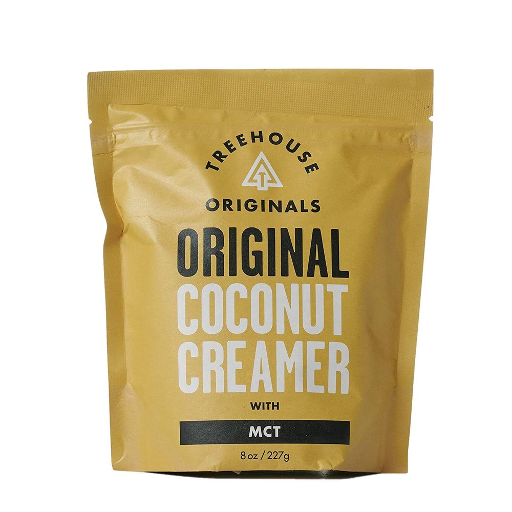 Treehouse Originals Coconut Creamer with MCT | Plant-Based Non-Dairy Coffee Creamer | Low-Glycemic Coconut Sugar | Keto Friendly, Vegan, Gluten-Free | 8 oz Bag (Original)