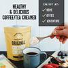 Treehouse Originals Coconut Creamer with MCT | Plant-Based Non-Dairy Coffee Creamer | Low-Glycemic Coconut Sugar | Keto Friendly, Vegan, Gluten-Free | 8 oz Bag (Original) view 4