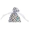 100-Pack 2x2.5 in Sheer Organza Gift Bags with Drawstring (X-Small) - Polka Dot (White/Black) - for Wedding Party Favors, Treats Mesh Pouch by The Display Guys view 1