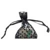100-Pack 2x2.5 in Sheer Organza Gift Bags with Drawstring (X-Small) - Polka Dot (Black/Black) - for Wedding Party Favors, Treats Mesh Pouch by The Display Guys view 1