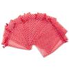 100-Pack 6x8 in Sheer Organza Gift Bags with Drawstring (Large) - Polka Dot (Red/White) - for Wedding Party Favors, Treats Mesh Pouch by The Display Guys view 3