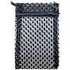 100-Pack 4x6 in Sheer Organza Gift Bags with Drawstring (Medium) - Polka Dot (Black/Black) - for Wedding Party Favors, Treats Mesh Pouch by The Display Guys view 2