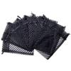 100-Pack 4x6 in Sheer Organza Gift Bags with Drawstring (Medium) - Polka Dot (Black/Black) - for Wedding Party Favors, Treats Mesh Pouch by The Display Guys view 3
