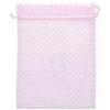 100-Pack 6x8 in Sheer Organza Gift Bags with Drawstring (Large) - Polka Dot (Pink/White) - for Wedding Party Favors, Treats Mesh Pouch by The Display Guys view 2