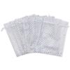 100-Pack 2x2.5 in Sheer Organza Gift Bags with Drawstring (X-Small) - Polka Dot (White/Silver) - for Wedding Party Favors, Treats Mesh Pouch by The Display Guys view 3