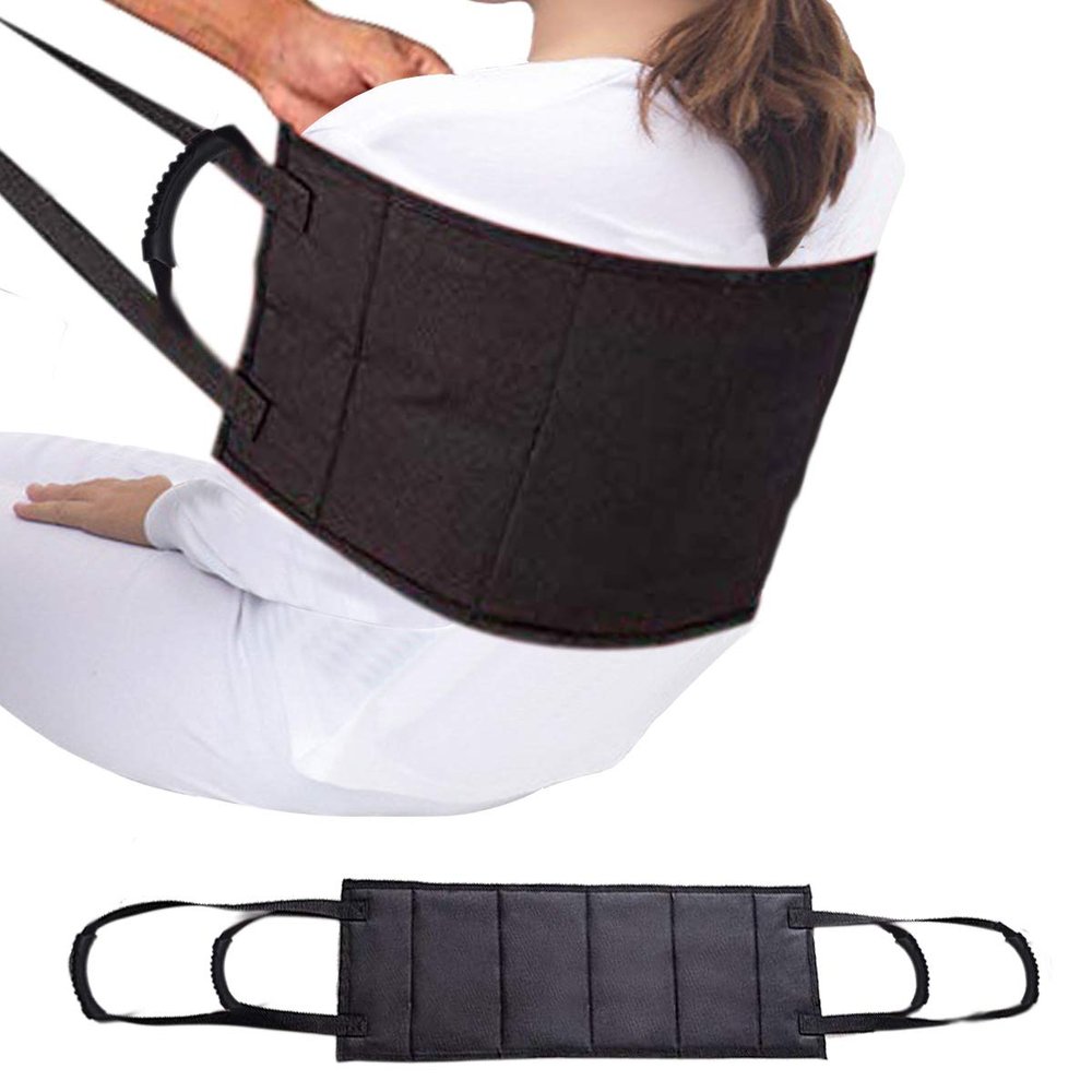 Kangwell Upgrade Lift Transfer Belt with Silica Gel Handles,Patient Lift Sling Stand Assist Sling 300lb Weight, Quicker Easier Safer Transfers & Toileting