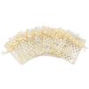 100-Pack 3x4 in Sheer Organza Gift Bags with Drawstring (Small) - Polka Dot (Gold/Silver) - for Wedding Party Favors, Treats Mesh Pouch by The Display Guys view 3