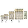 100-Pack 2x2.5 in Sheer Organza Gift Bags with Drawstring (X-Small) - Polka Dot (Gold/Black) - for Wedding Party Favors, Treats Mesh Pouch by The Display Guys view 4