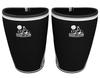 Nordic Lifting Wrist Wraps (1 Pair/2 Wraps) 14" for Weightlifting (Red) and Knee Sleeves (1 Pair) Small (Black) view 2