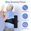 Snoring Pillows Side Sleep Anti Snore Back Sleeping Position Side Sleeper Pillow for Snoring Relief Stopper Belt Cushion Adults view 3
