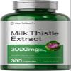 Horbach Milk Thistle Supplement | 300 Capsules | Herbal Extract | Non-GMO, Gluten Free view 1