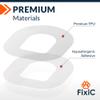 Fixic - 25 Pack - Adhesive Patches - Perfect for Omnipod - The Best Waterproof Adhesive Covers for Omnipod Sensors - Pre-Cut Back Paper - Long Fixation for Your Sensor! (Transparent) view 2