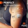 Fixic - 25 Pack - Adhesive Patches - Perfect for Omnipod - The Best Waterproof Adhesive Covers for Omnipod Sensors - Pre-Cut Back Paper - Long Fixation for Your Sensor! (Transparent) view 3