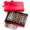 Valentines Day Chocolate Pretzel Gift Basket  Dark Chocolate Covered Pretzels in Elegant Gift Box  Gourmet Kosher Gift for Him or Her, Birthdays, Anniversaries & Corporate Gifting view 2