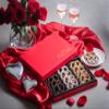 Valentines Day Chocolate Pretzel Gift Basket  Dark Chocolate Covered Pretzels in Elegant Gift Box  Gourmet Kosher Gift for Him or Her, Birthdays, Anniversaries & Corporate Gifting view 4
