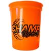 Balloons Tomorrow.com Personalized Party Cups Customized with your Message or Logo Reusable or Disposable 16 oz Plastic Stadium Cups - Orange view 1