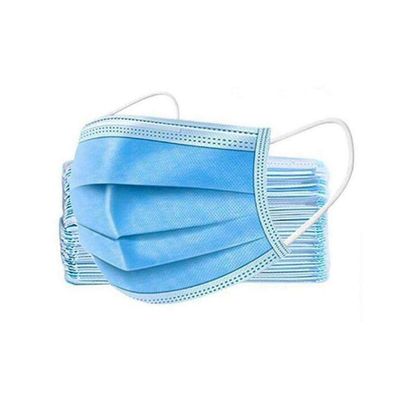 3 Ply Disposable Face Masks with Elastic Ear Loops Breathable & Comfortable Pack of 20
