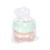 100-Pack 2x2.5 Sheer Organza Drawstring Gift Bags (X-Small) - Metallic Stars (White/White) - Wedding Party Favors, Jewelry, Candy, Treats Mesh Pouch by The Display Guys view 1