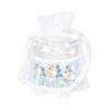 100-Pack 3x4 Sheer Organza Drawstring Gift Bags (Small) - Metallic Stars (White/White) - Wedding Party Favors, Jewelry, Candy, Treats Mesh Pouch by The Display Guys view 1