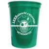 Balloons Tomorrow.com Personalized Party Cups Customized with your Message or Logo Reusable or Disposable 16 oz Plastic Stadium Cups - Medium Green view 1