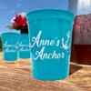 Balloons Tomorrow.com Personalized Party Cups Customized with your Message or Logo Reusable or Disposable 16 oz Plastic Stadium Cups - Medium Green view 2