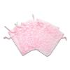 100-Pack 3x4 Sheer Organza Drawstring Gift Bags (Small) - Metallic Stars (Pink/White) - Wedding Party Favors, Jewelry, Candy, Treats Mesh Pouch by The Display Guys view 4